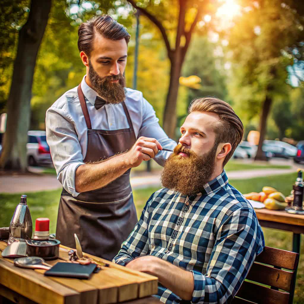 آرایش ریش: راهنمای جامع برای آراستگی و زیبایی از نگاه آرایشگر سیار